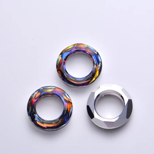 Colliers (1 pièce) cristal 4139 4439, anneau cosmique, perles amples, strass pour la fabrication de bijoux à faire soi-même