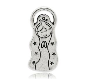 Kettingen Gratis Verzending 150 stks Antieke Virgencita Cuidame Charm Hangers 22x10mm Sieraden Groothandel J0364f