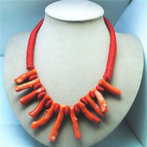 Colliers 1 pcs mode femmes collier nature corail matériel 53 cm longueur pour de bons vêtements fête portant livraisons gratuites