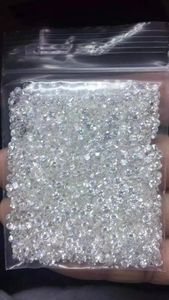 Kettingen 50 stks/partij Zuid-Afrikaanse Natuurlijke Echte Diamanten Edelstenen Gebruikt voor Vrouwen Mannen Hanger Ketting Oorbellen Ring Verfraaien Heldere Sprankelende