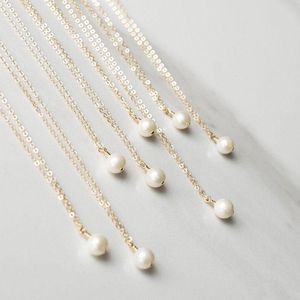 Colliers 925 argent/or rempli Collier de perles bijoux faits à la main tour de cou pendentifs Collier Femme Kolye Collares Collier pour les femmes