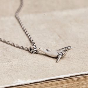 Colliers 925 STERLING Silver Whale Pender For Collidack Jewelry Finding Accessories Collier Vintage Pendants Bijoux en gros bijoux