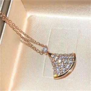 kettingen BGARI DIVAS DREAM kettingen bezet met diamanten 18K vergulde ketting van de hoogste tegenkwaliteit luxe designer officiële reproductiesQ2