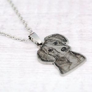 Kettingen aangepaste huisdier kat zilveren ketting gepersonaliseerde ketting hangers met de naam Memorial 925 zilveren grave naam ketting vrouwen sieraden cadeau