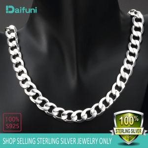 Kettingen daifuni 925 Sterling zilver 6mm Miami ketting mode snelle furieuze sieraden voor mannen vrouw hiphop Italiaans kettingfeestje geschenk