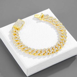 Colliers des créateurs de bijoux Chaînes pour hommes Chaîne de Chaîne Men 15 mm Bracelet Moisanite Men Silver Cuban Link Chain Pass Tester Diamond Gra VVS Collier cubain Moisanite