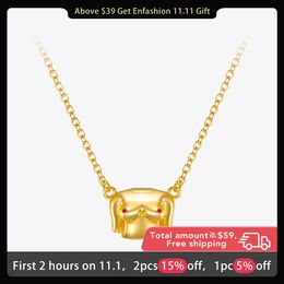 Kettingen Enfashion Aesthetic 3D Breast Necklace for Women Gold Color Choker Party 2021 Body kettingen Fashion Jewelry Collier P213198