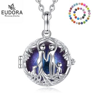 Kettingen eudora 20 mm harmonie bal familie ketting zwangerschap bola angel beller boom des levens hanger fijn diy zwangerschap sieraden voor vrouwen