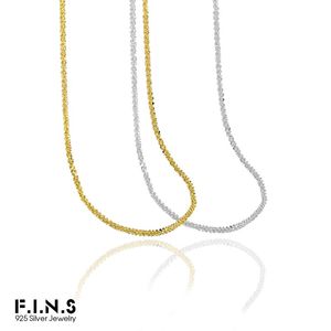 Colliers F.I.N.S Design Unique à la mode Texture Starlight chaîne de clavicule S925 collier en argent Sterling collier de chaîne de chou-fleur empilable