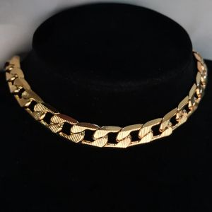 Kettingen hiphop heren dikke miami cuban link ketting choker ketting ketting chunky gouden kleur roestvrijstalen nek kraag sieraden voor vrouwen