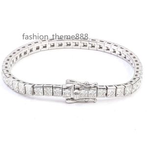 Colliers offre spéciale chaînes moissanite 925 argent Mossanite bijoux Bracelet femmes moissanite Bracelets de Tennis