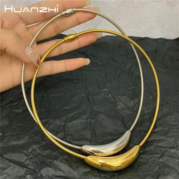 Colliers Huanzhi Metal Collier de tuyau élastique incurvé Collier en acier en acier non fondu