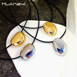 Collares Collar de metal irregular suave de huanzhi