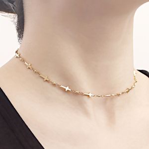 colliers INS style simple croix de Pâques collier combinaison collier chaîne collier personnalité collier pendentif collier saint valentin 01
