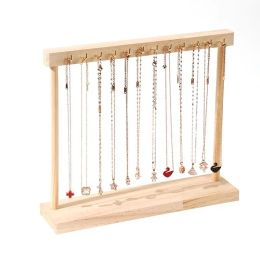 Kettingen Sieraden display rack Sieraden hanger ketting oorbellen rack Borstel trui ketting sieraden display display rekwisieten opslag