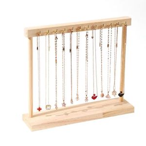 Colliers bijoux présentoir bijoux pendentif collier boucles d'oreilles support brosse pull chaîne bijoux affichage accessoires de stockage