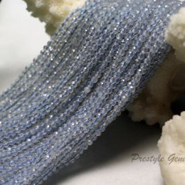 Collares Meihan (4 hilos/set) Topacio natural de 2 mm de arena redonda de arena suelta para hacer joyas collar de bricolaje