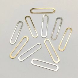 Colliers Nouvelles arrivages!34x8mm 100pcs pendentifs en laiton charme ovalshape pour boucles d'oreilles de collier