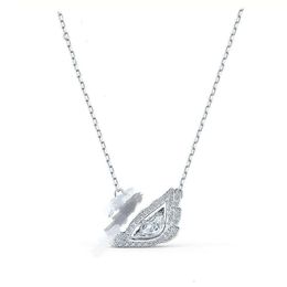 Kettingen Nieuwe mode dames diamant ketting goud zwaan designer ketting diamantstijl designer ketting emotionele geschenk sieraden voor vrouwen om hun liefde uit te drukken