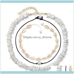 Kettingen hangers juweliersjuwelen ketting voor vrouwen boho tropical hawaiian strand chips surfer choker sieraden heren dames chokers drop