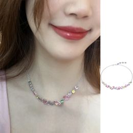 Colliers S2023 Candy Novelty Pink Series High Jewelry Pink Lovely Sweet Collier Boucles d'oreilles Set Ladies Gift First Choice Livraison gratuite