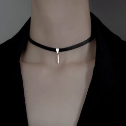 Kettingen sexy fluwelen korte choker voor vrouwen creatief kerstcadeau ketting