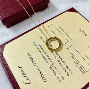 Kettingen sier brief lederen designer sieraden gouden klaver hanger cadeau nieuwe parel liefde charme ketting ontworpen