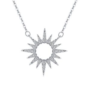 Colliers SN10 pendentifs soleil chaîne ras du cou bijoux collier de mode pour femmes bijoux