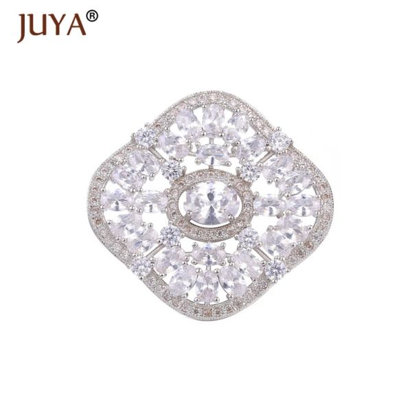 Colliers de qualité supérieure aaa cubic zirconia cristal grand charme bricolage bijoux espaceur reporgent pour la fabrication de bijoux perles