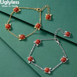 Colliers Uglyless Lovely Kitty Cats Ensembles de bijoux pour filles étudiantes Robe d'été Goujons Boucles d'oreilles Bracelet 925 Argent Agate Animaux Bijoux