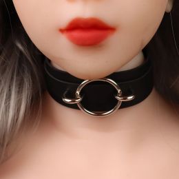 Collares uyee sexy punk rock gótico chokers collar puan bondage de cuero cosplay collar gótico para mujeres accesorios de regalos