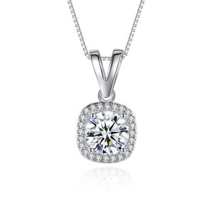 Colliers Vintage Moissanite pendentif classique bijoux de créateur collier de haute qualité bijoux de fiançailles pour femmes fête de mariage saint valentin