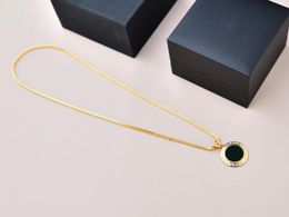 Colliers VS émail Meidussa collier en or/argent Discount bijoux de créateur pour femmes avec boîte de sac à poussière Fendave