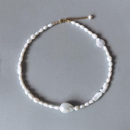 Collane da donna Collane di perle barocche di lusso realizzate a mano classiche versatili gioielli di alta qualità banchetti matrimoni collare glamour di moda