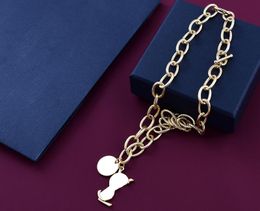 Collares Y SL Cassandre Collar Colgante En Oro/Plata Joyas De Diseñador De Descuento Para Mujeres Con Caja Para Bolsa Para El Polvo Fendave