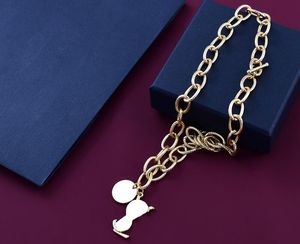 Colliers Y SL Cassandre Pendentif Collier en Or / Argent Discount Bijoux De Créateur Pour Femme Avec Boîte De Sac À Poussière Fendave