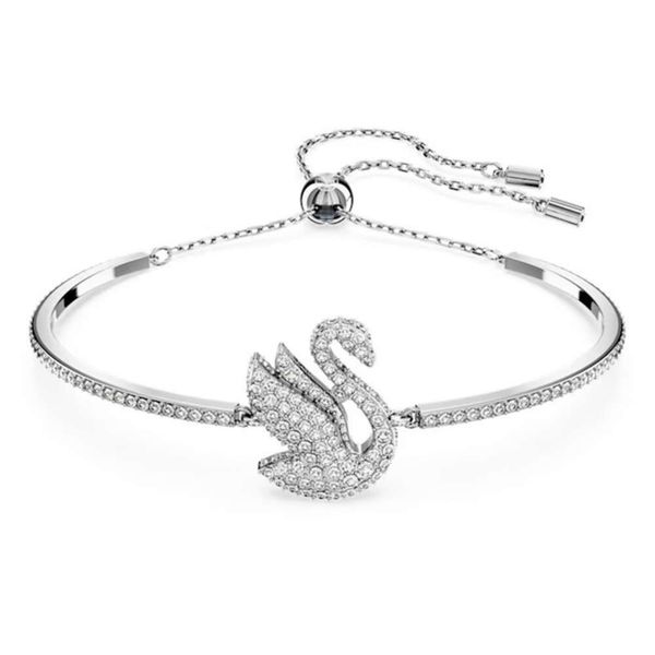 Sans cou pour la femme Swarovskis Jewelry 2023 Nouvel An Christmas Edition 1 1 Bracelet de cygne en argent de haute qualité Bracelet pour femmes