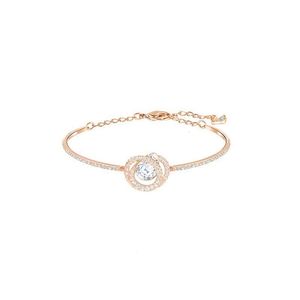 Sans cou pour la femme Swarovskis Bijoux Matching Conch Heart Bracelet Femme Swallow Element Crystal Spiral Graflet