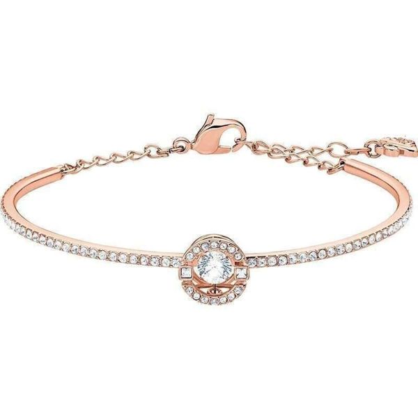 Sans cou pour la femme Swarovskis Bijoux Matching Heart Bracelet Female Swallow Element Crystal Dynamic Bracelet Femme