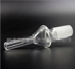 Punta de vidrio para colector de néctar con accesorio de vidrio de 10 mm, 14 mm y 18 mm para kits de colector de néctar VS clavo de titanio y cuarzo sin clavos