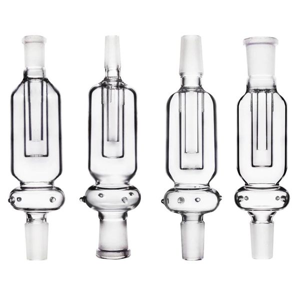 Nectar Collector Glas-Wasserpfeifen 10 mm 14 mm Stecker auf Buchse Wasserpfeife Bong Glasadapter Aschefänger Reclaimer Bubbler