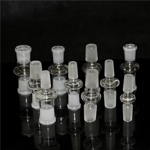 Kit para fumar Tubos de 10 mm Clavos de titanio Clavo Ti Tubo de vidrio de agua Adaptador Tubo de vástago inferior