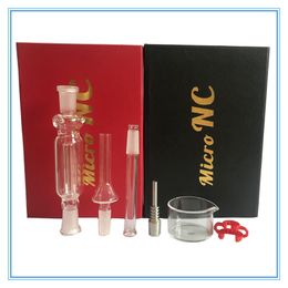 Tuyaux en verre nectar collecteur ensemble 10 mm avec gréement d'huile à ongles en quartz sans dôme