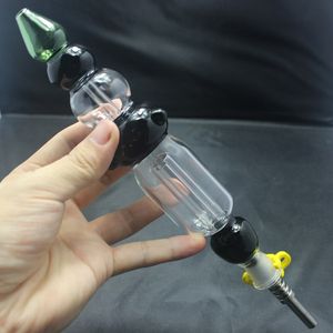 Nectar Collector Kit Pipes à fumer avec clou en titane et clip en plastique