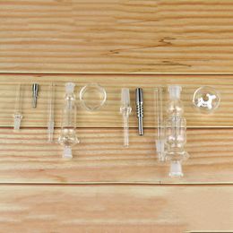 Roken Collector Kit met Titanium Nail 10mm 14mm 18mm alle avaiable Mini Glass Pipe Nectar Set