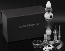 Nectar Collector Micro NC Glass Kit - Concentrado para fumar Titanium Nail Dab Rig - Pipa con diseño 2.0 mejorado.