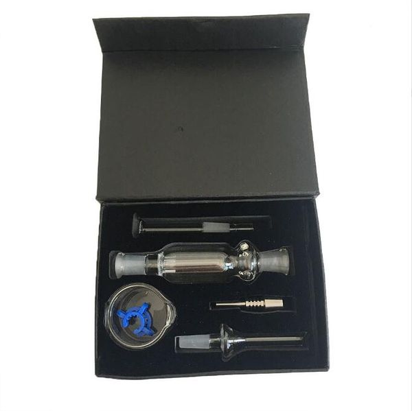 NECTAR COLLECTOR SET CONCEPTION DE 10 mm Kit de collecteur de nectar 10 mm avec ongle en titane mini-tuyaux d'eau en verre Bong