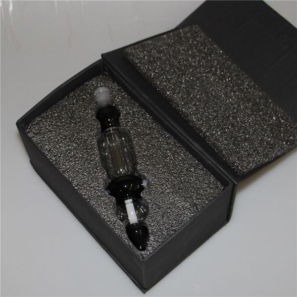 Verre Nectar Bong Narguilé ensemble Fumer Pipe À Eau Titane Nail ensembles complets produits dans la boîte Narguilés Shisha