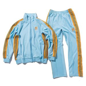 Aiguilles classiques broderie papillon pantalon pantalon orange bande ourlet large aiguilles combinaison de mode 240511
