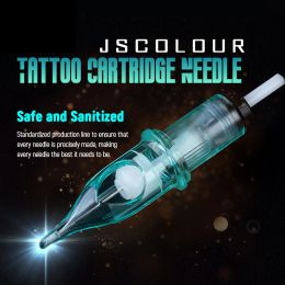 Agujas Jscolour Tattoo Needles Revolution Cartridge Round Liner 1201/03/05/07/09/11/14RL RS 20 PC/lote para la máquina del tatuaje del motor